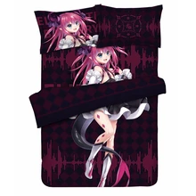 Аниме JK Fate FGO игра Elizabeth Bathory мультфильм девушка кровать в сумке 4 шт. кровать плоский лист Devet Чехол Наволочка Комплект постельного белья