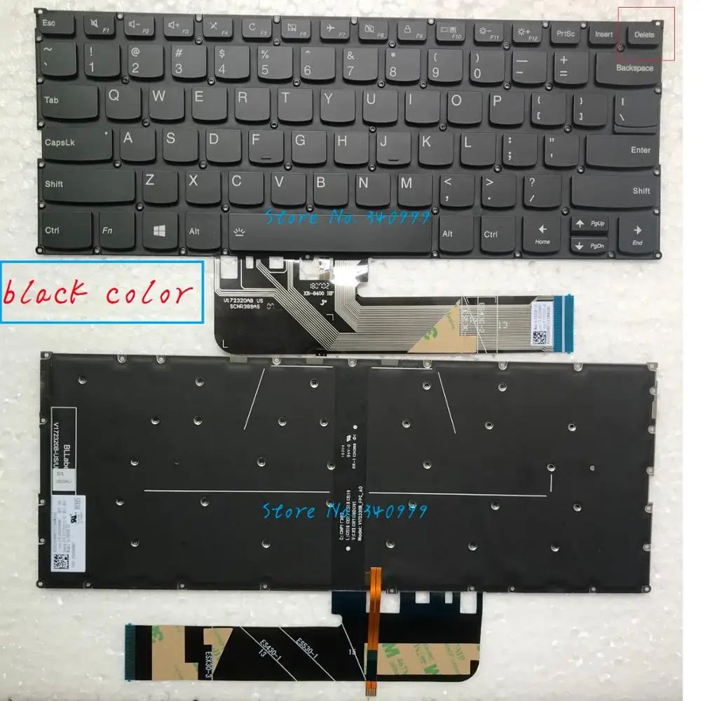 

New Keyboard for Lenovo Yoga 530-14 530-14ARR Yoga 530-14IKB US With Backlit