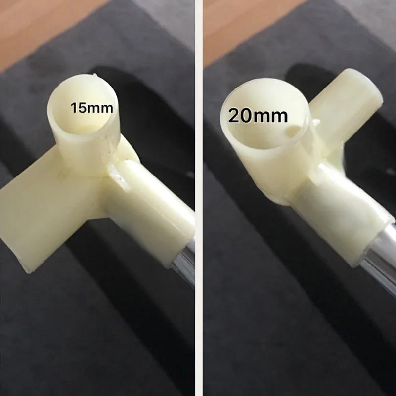different size outputs three way fitting 20x15x15cm-1 