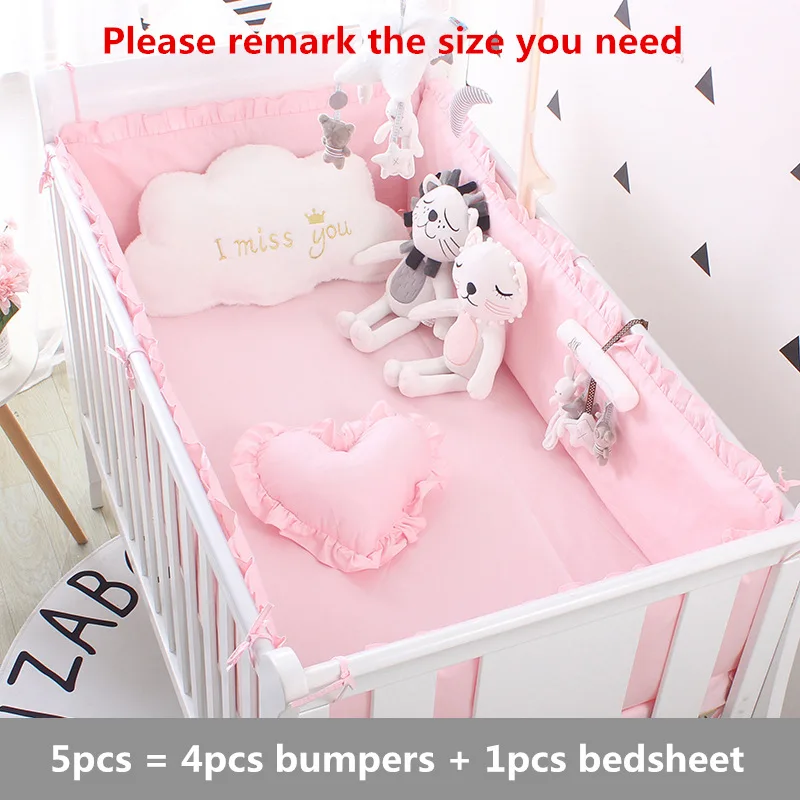 Princesa rosa 100% algodão conjunto de cama
