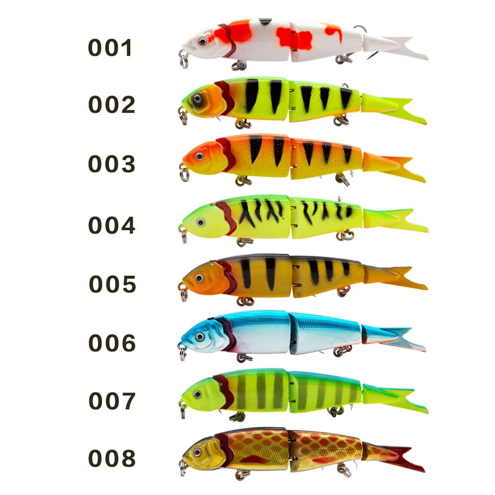 4 игровые жесткие приманки swimbaits секции жесткая приманка для рыбалки 120 мм 19 г