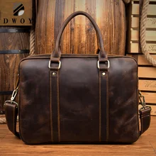 Кожаная сумка для ноутбука, мужские сумки-мессенджеры из натуральной кожи, мужской портфель, мужская сумка через плечо