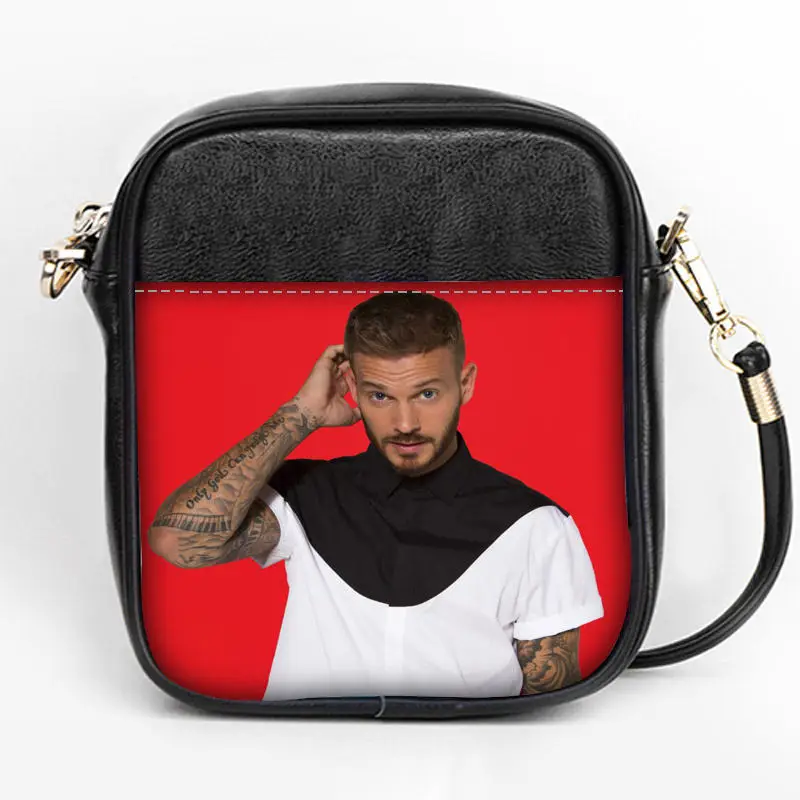 Новая мода М. Pokora Sling Bag пользовательские Для женщин Слинг сумки на ремне кожа мини девушки Tote вечерние сумка DIY Sling Bag - Цвет: 2