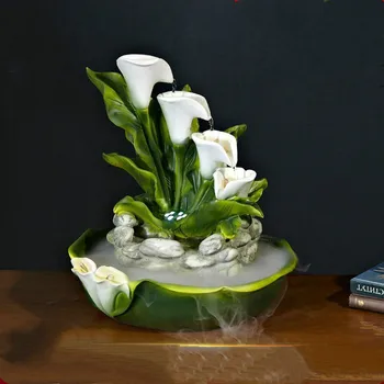 

Water And Water Landscape Chinese Resin Flower Desktop Water Ornaments Humidifier Resin Crafts Gifts
