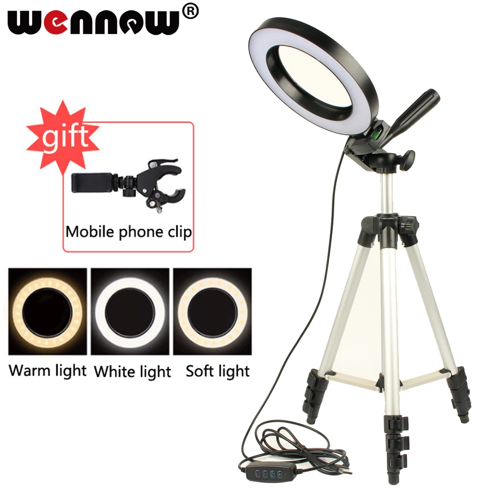  LED Studio Camera Ring Light Photography Photo Tripod USB Plug Make up lamp for women dresser lamp  - 32960809127