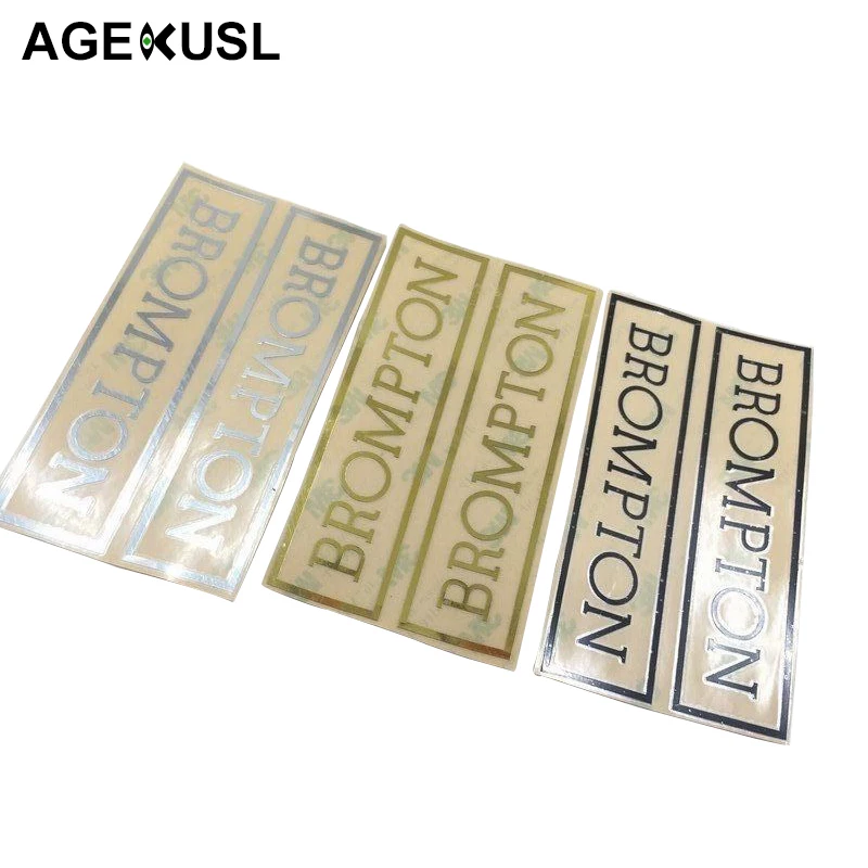 

AGEKUSL Metallic Frame Decal Sticker For Brompton Bike Bicycle Frame Handlebar Stickers