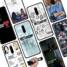 Greys Anatomy Black Soft Case for Oneplus 7 Pro 7 6T 6 Silicone TPU Phone Cases Cover Coque Shell