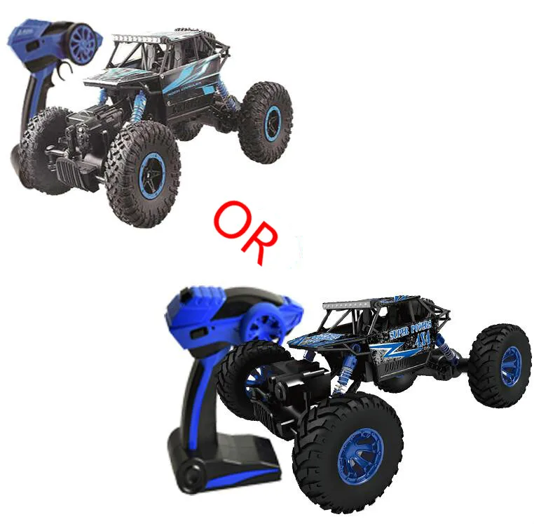 RC автомобиль 4WD 2 4 GHz ралли скалолазания 4x4 двойной двигатель Bigfoot дистанционного
