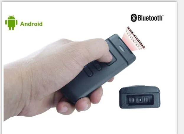 

Free Shipping LS20 +Mini Wireless Bluetooth Barcode Scanner for iOS Android Mobile Tablets Windows Phone 8 WinCE Barcode Reader