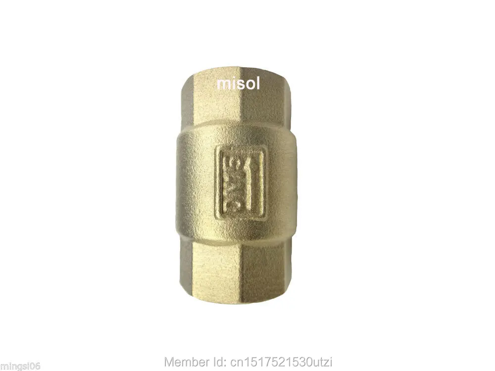 10 шт. из латуни обратный клапан вертикальный DN15 обратный клапан для водяной воздушный масляный