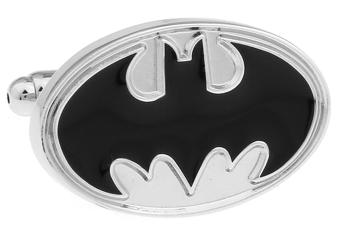 IGame мужской подарок Бэтмен Запонки оптом и в розницу Черный Цвет Медь Материал Новинка Супер Герои дизайн