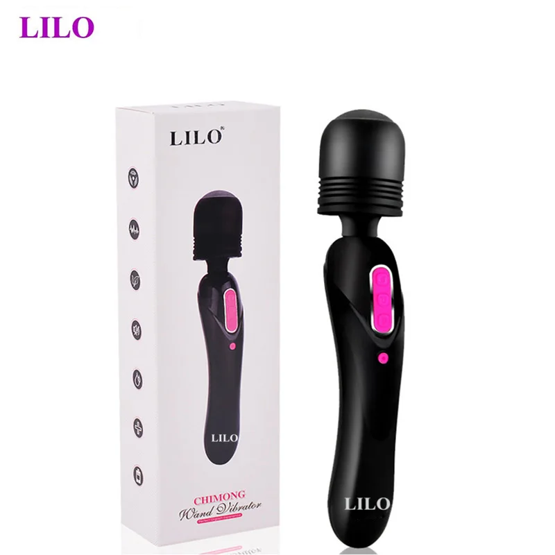 LILO Rechargeable Magic Wand Powerful Body Massager Clitoral Vibrator AV Vibrators Adult Sex Toys for Couples Sex Products 15 LILO Rechargeable Magic Wand Powerful Body Massager Clitoral Vibrator AV Vibrators Adult Sex Toys for Couples Sex Products 15