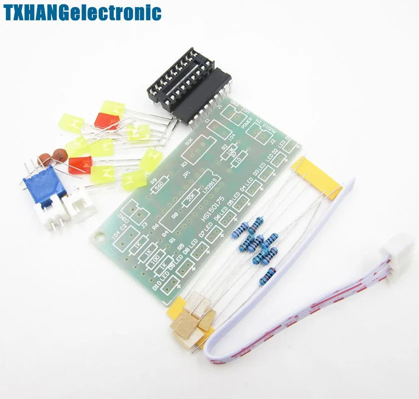 1 шт. LM3915 10-сегметный индикатор уровня аудио DIY kit Электронная | Электронные