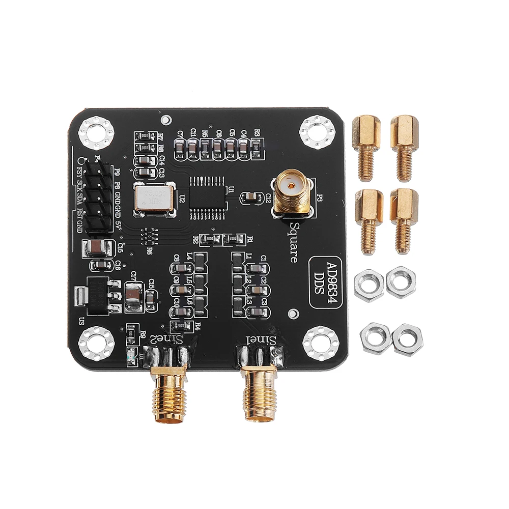 

NEW AD9834 DC 5V DDS Signal Generator Module Board Sine Triangle Square Wave Waveform Controllability Signal Source