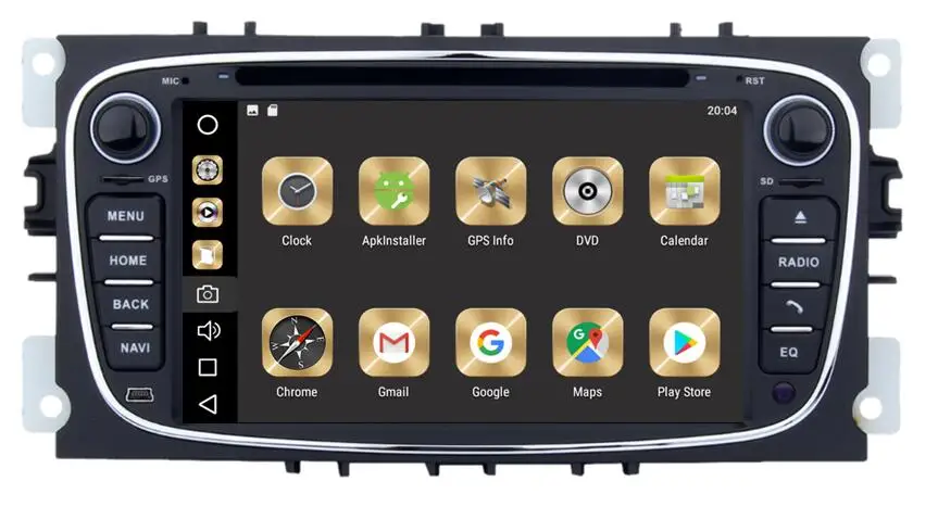 Perfect IPS 32g 4GRam 7" Android 8.01 Car Audio for Ford Fusion Galaxy Cmax Fiesta Kuga  Headunit Stereo Vedio GPS Navi Multimedia Radio 4