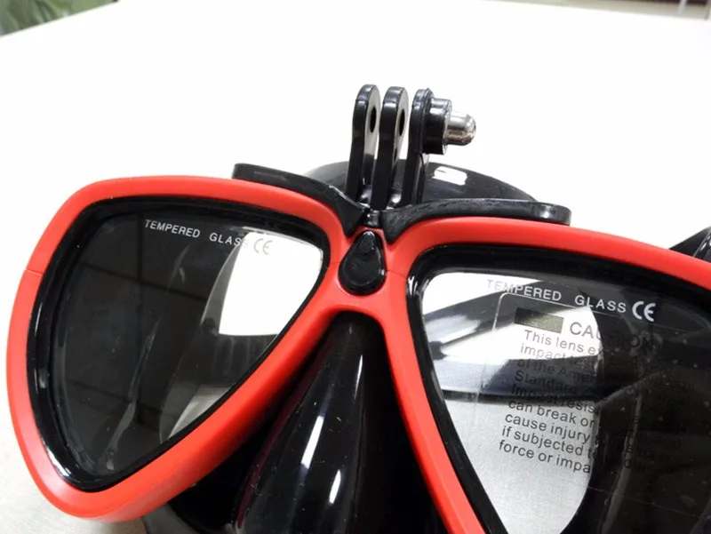 Дайвинг маска, оборудование для серфинга с держателем для Спортивная камера GoPro взрослых Для женщин Для мужчин трубка Подводная Рыбалка очки маска