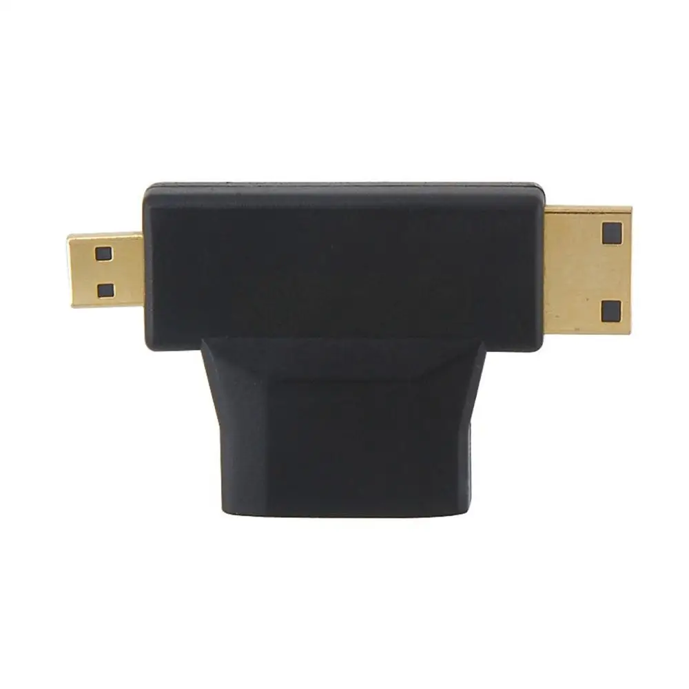Micro HDMI Male Mini to 1 4 Female 90 градусов 2в1 комбинированный адаптер|Компьютерные кабели и