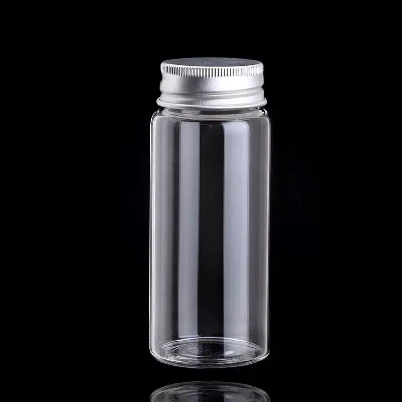 1pcs 50-240ml Big Glass Jars Container Decor Alumina Cap Ornaments Mason Jar  Message Vials High Quality Bottle Storage Bottle - AliExpress