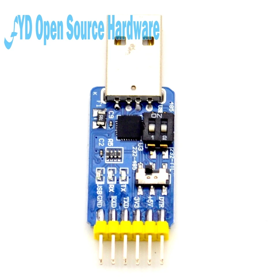 6 в 1 CP2102 USB для TTL 485 232 Huzhuan 3 V / 5V совместимый шесть многофункциональных