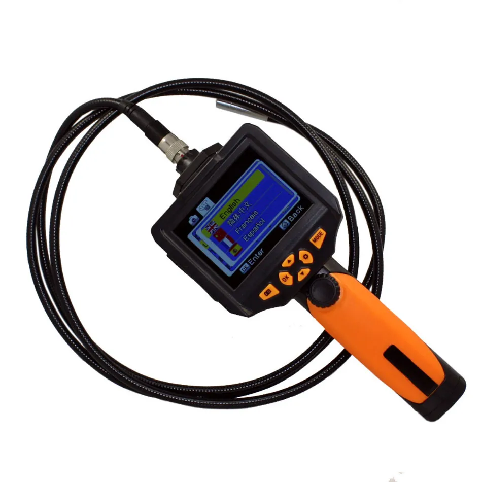 

NTS200 LCD Monitor HD 720P Digital Endoscope Borescope Tube Snake Inspection Camera Video DVR 8.2mm Diameter 1 Meters Tube