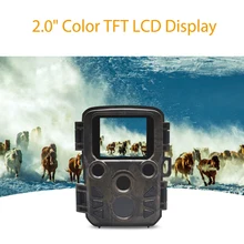 Мини охотничья камера для дикой природы 12MP 1080 P 0,45 S быстрого запуска IP66 Водонепроницаемый дикой игры Камера