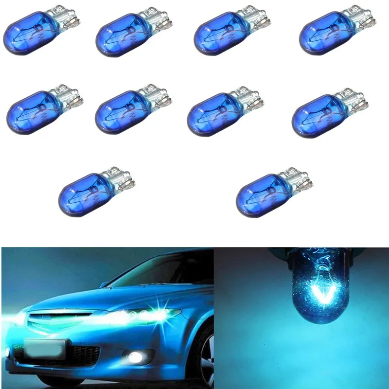 Buy 10pcs T10 W5W 168 5W Halogen Bulb Signal Car Light