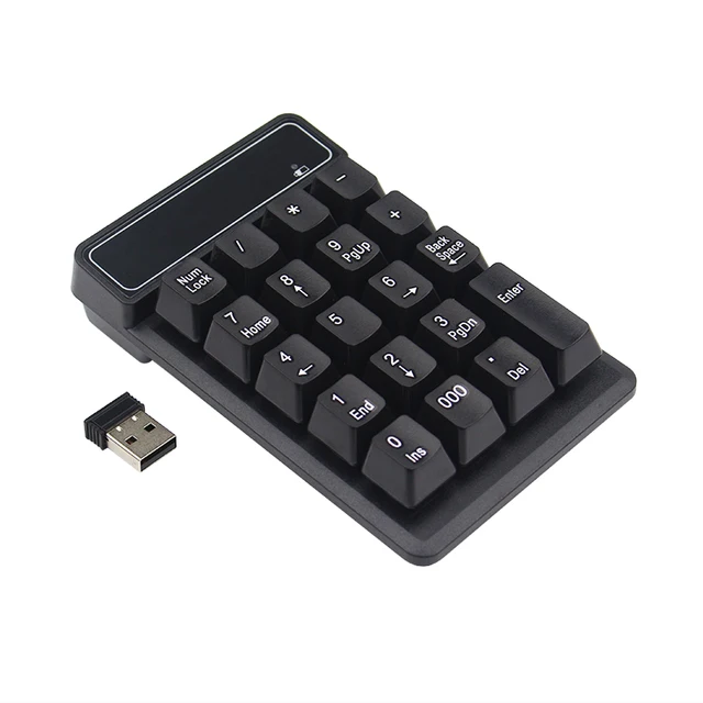 19 Keys USB Numeric Keypad 2.4G Wireless Number Pad  Mini Digital Keyboard for iMac/MacBook Air/Pro Laptop PC Notebook Desktop 19 Keys USB Numeric Keypad 2.4G Wireless Number Pad  Mini Digital Keyboard for iMac/MacBook Air/Pro Laptop PC Notebook Desktop