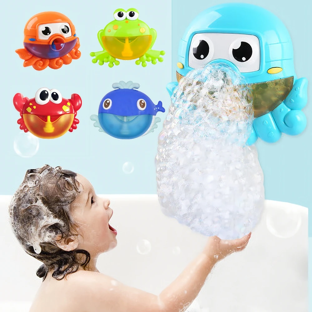 

Animal Bubble Machine Bathroom Toy Boy & Girl Bubble Gun Baby & Toddler Toys Baby Newborn Gift Water Games Kids Toys & Hobbies