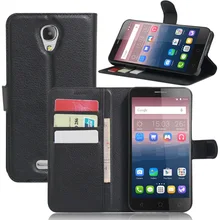 Pop 4 Vintage Wallet Leather Phone Case For Alcatel Pop 4+ / Pop 4 Plus Flip Cover Luxury Case Coque With Stand + 2 Card Slots