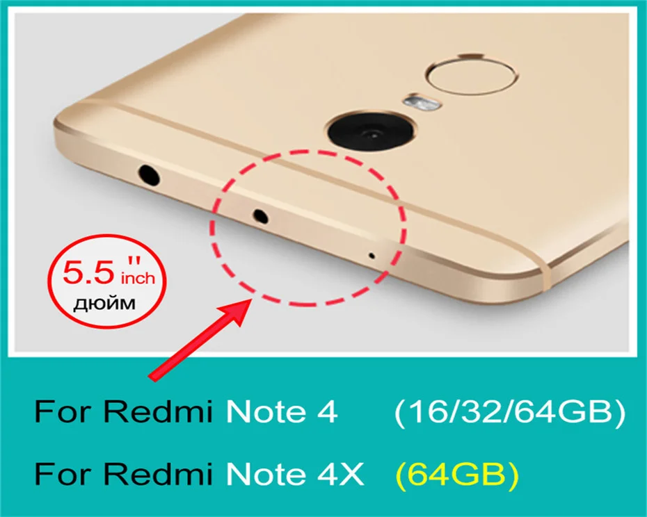 MOUSEMI Glass 4x For Xiaomi Redmi Note 4 Global Glass Tempered Full Cover Film Screen Protectors, For Xiaomi Redmi Note 4x Glass (1)