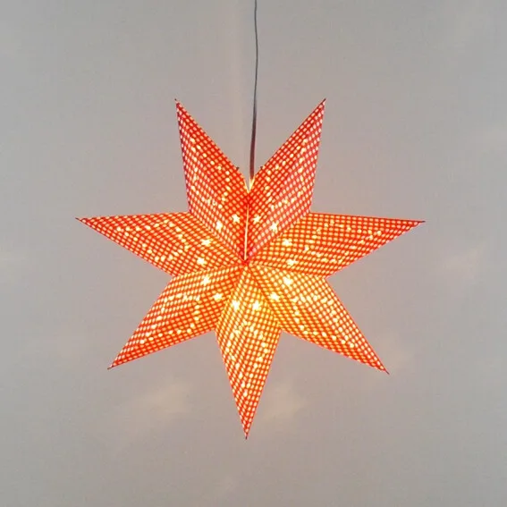

Christmas Decoration Origami Pendant Light Creative Twinkle Star Lighting Holiday Pendant Lamp Hang Coffee Dining Living Child