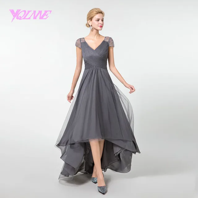 Dark-Gray Prom Dresses Cheap
