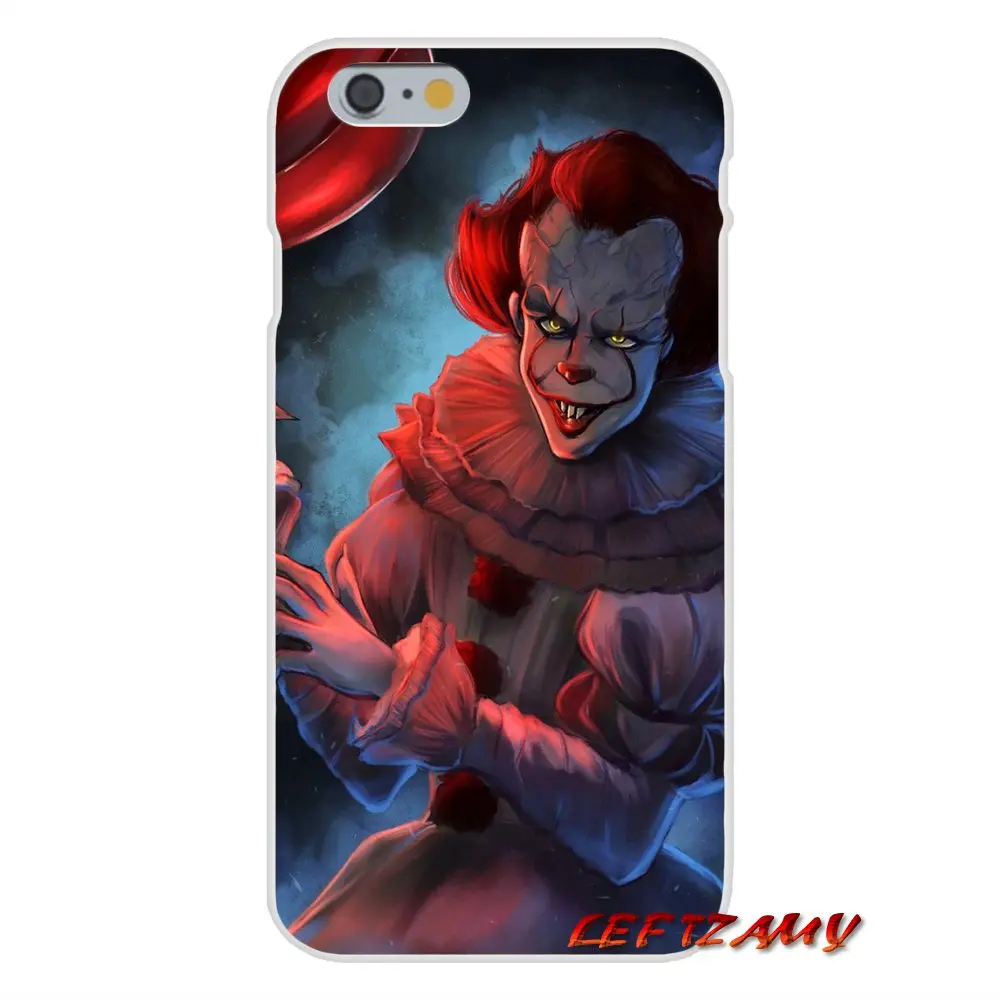 Чехол из прозрачного ТПУ с рисунком клоуна Pennywise для Samsung Galaxy S3 S4 S5 MINI S6 S7 edge S8 S9 Plus