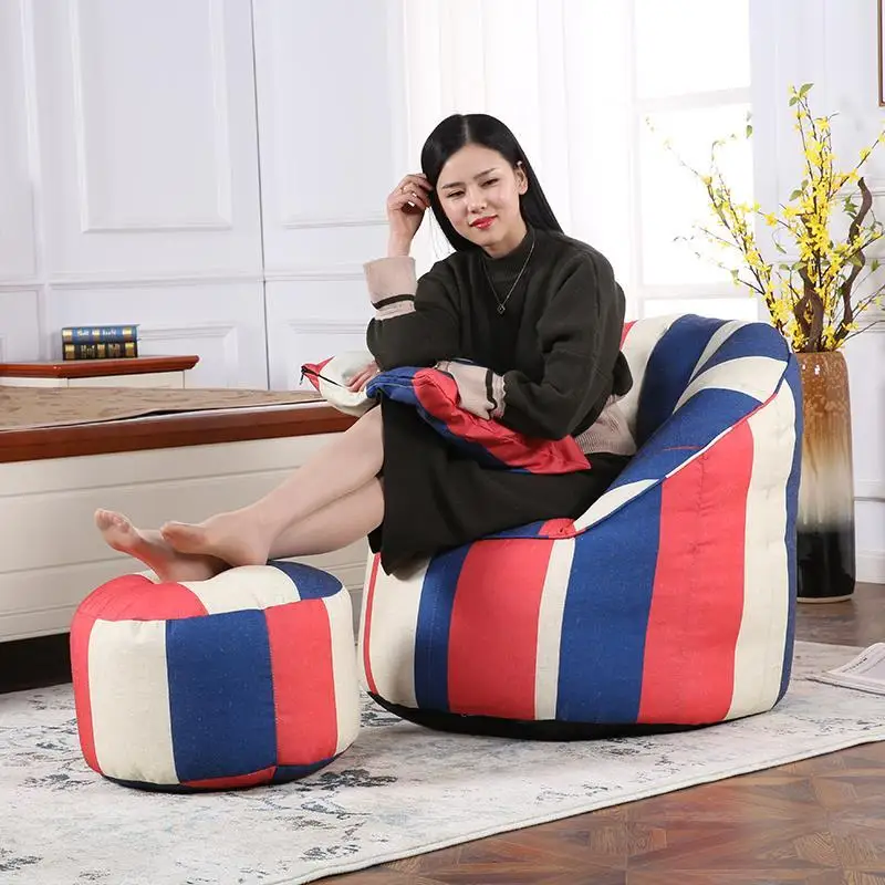 De Assento Tatami Puf Koltuk Copridivano Puff Kanepe Divano Silla Pouf Stoel Gold Fauteuil Cadeira Beanbag кресло Bean мешок диван - Цвет: MODEL I