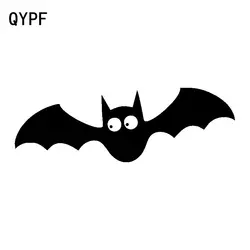 QYPF 17,5 см * 5,9 см интересно прекрасный Clever продажи Bat Летающий изысканный Виниловые Автомобиля Стикеры непревзойденной наклейка узор C18-0815