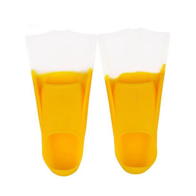 Новинка Bule белый желтый подводное плавание силиконовые плавательные ласты для дайвинга лягушка обувь плавники для взрослых детей Дайвинг