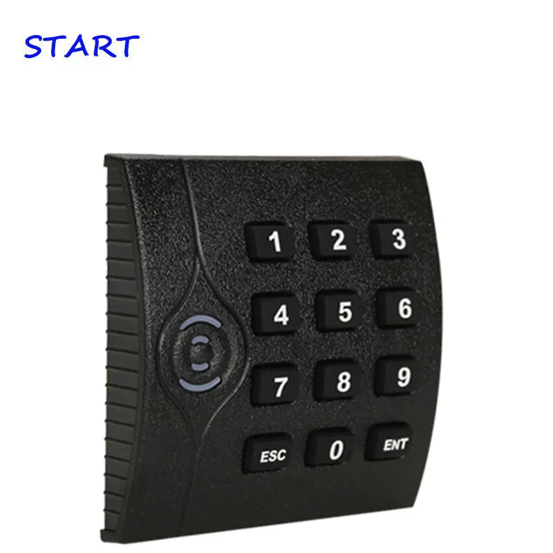

10piece/lot ZK KR202E Wiegand 26 Proximity Card Reader for Access Control System 125khz Rfid Card Reader Access Slave Reader