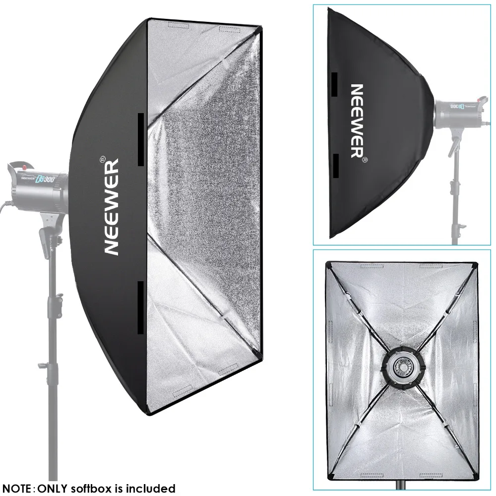 Neewer портативный 24x36 дюймов/60x90 см Прямоугольный софтбокс с креплением Bowens и s