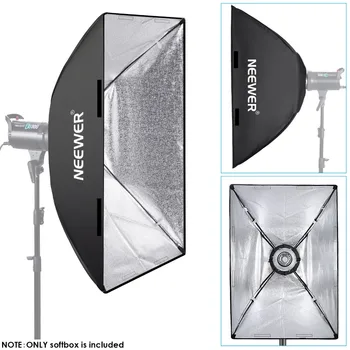 

Neewer Portable 24 x 36 inches/60 x 90 centimeters Rectangular Softbox with Bowens Mount and S-Type Bracket Holder Kit