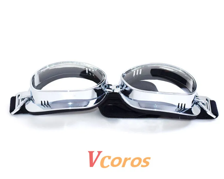 Новое поступление VCOROS винтажные стильные мотоциклетные очки Пилот защитные очки для мотоциклов Ретро струйные очки для шлема 5 цветов линзы
