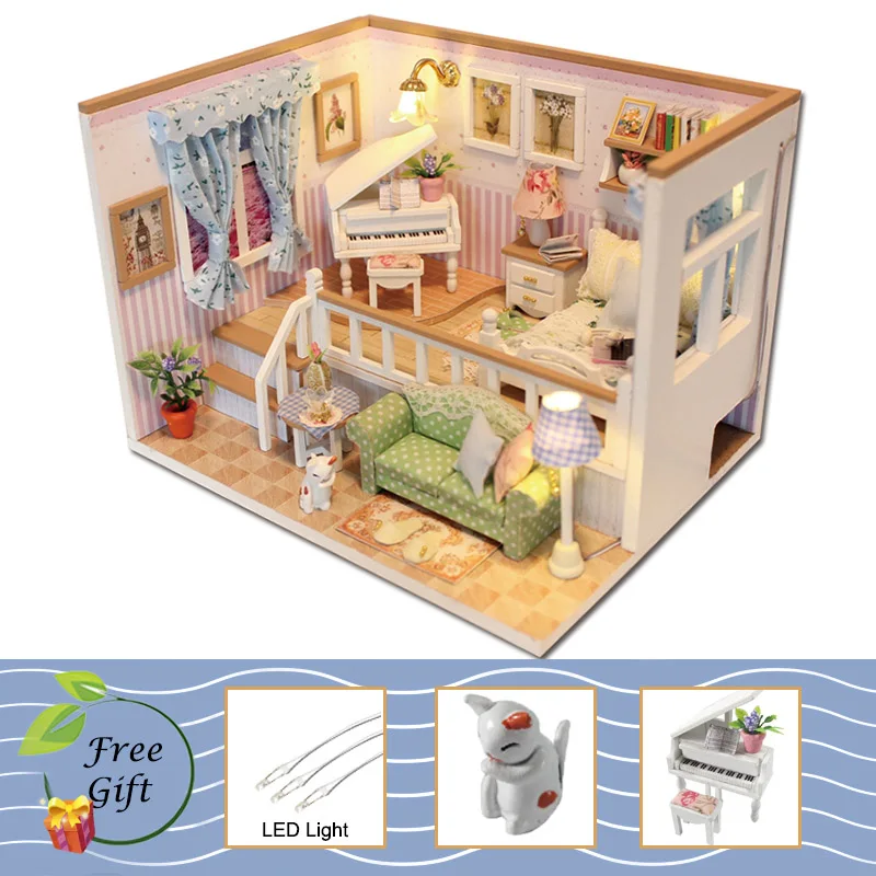 Cutebee кукольный дом мебель миниатюрный кукольный домик DIY миниатюрный дом комната коробка театр игрушки для детей наклейки DIY кукольный домик K - Цвет: M26
