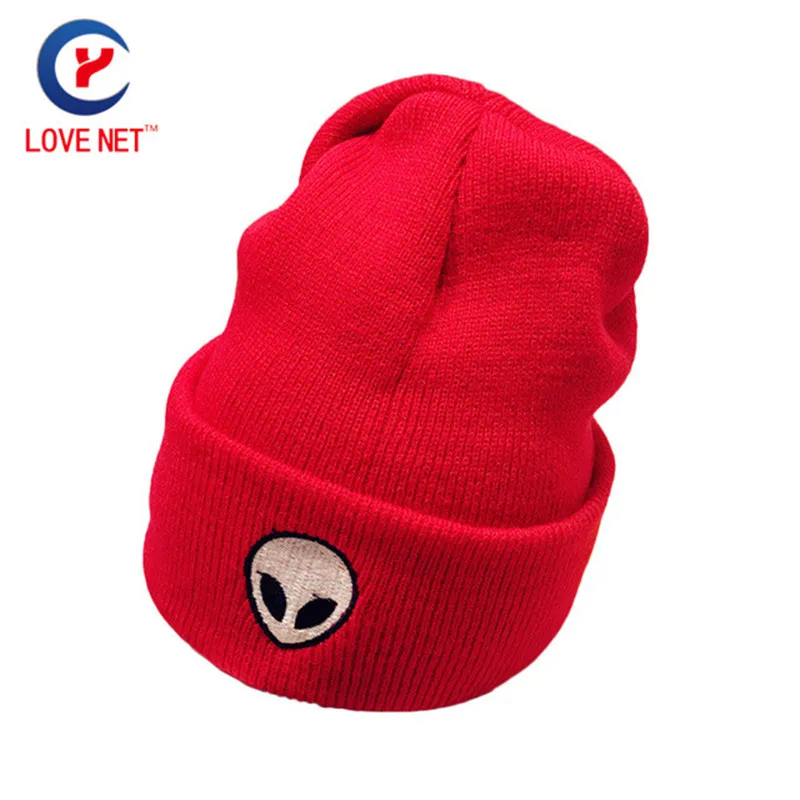 

2017 New arrival Fashion Children Knitted hat Warm Unisex for Kids Extra-terrestrial Cap Cute kids Knitted hat #161102_x81