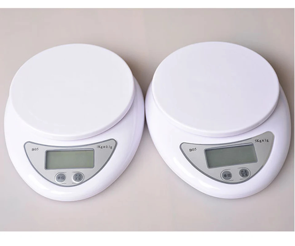 Портативные цифровые кухонные весы, мини, 1 г, 0,1 г, электронные, 5 кг/1 кг, Почтовые весы, светодиодный, электронные весы