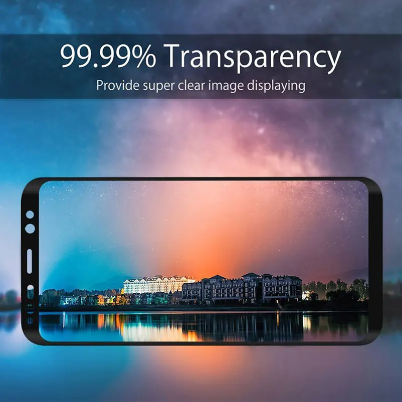Защитное стекло закаленное 9H для Samsung galaxy S9 Note 9 8 S8 Plus A5 J5 J3 2016 2017 S6 S7 Edge 5D 3D|Защитные