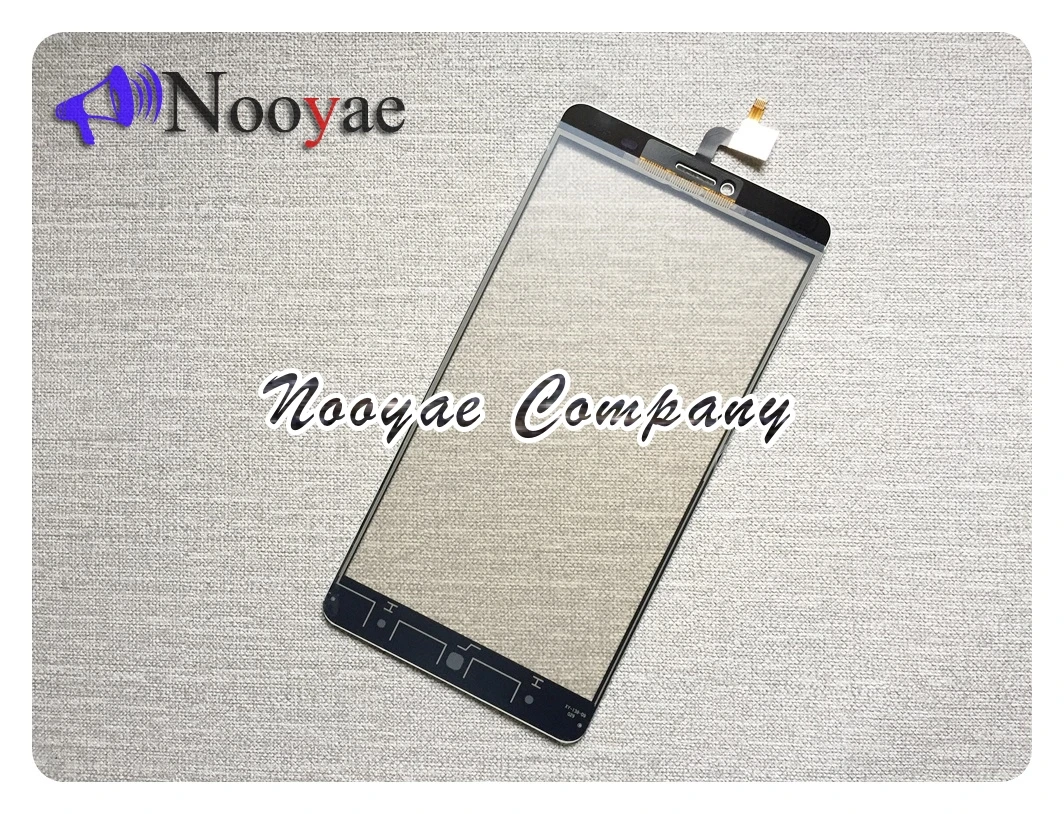 Проверенный белый сенсорный экран ОК Для Doogee Y6 Max дигитайзер передняя внешняя