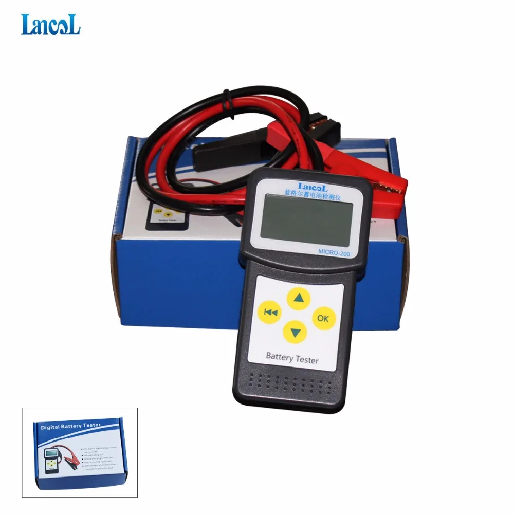 Lancol MICRO-200 Automotive Battery Analyzer Checker Battery Car Battery Measurement Unit Portable Vehicle Battery Tester цена Lancol MICRO-200 Automotive Battery Analyzer Checker Battery Car Battery Measurement Unit Portable Vehicle Battery Tester цены онлайн