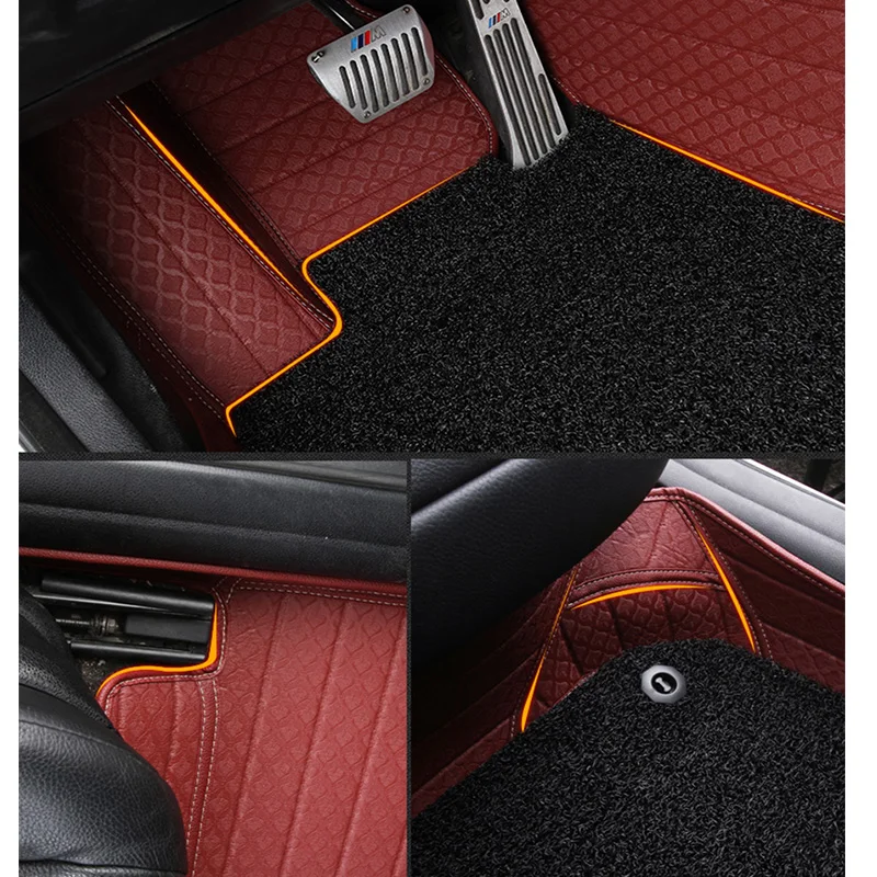 Новые роскошные автомобильные коврики на заказ для Kia rio 3 soul sportage 2011 2018 sorento cerato k3