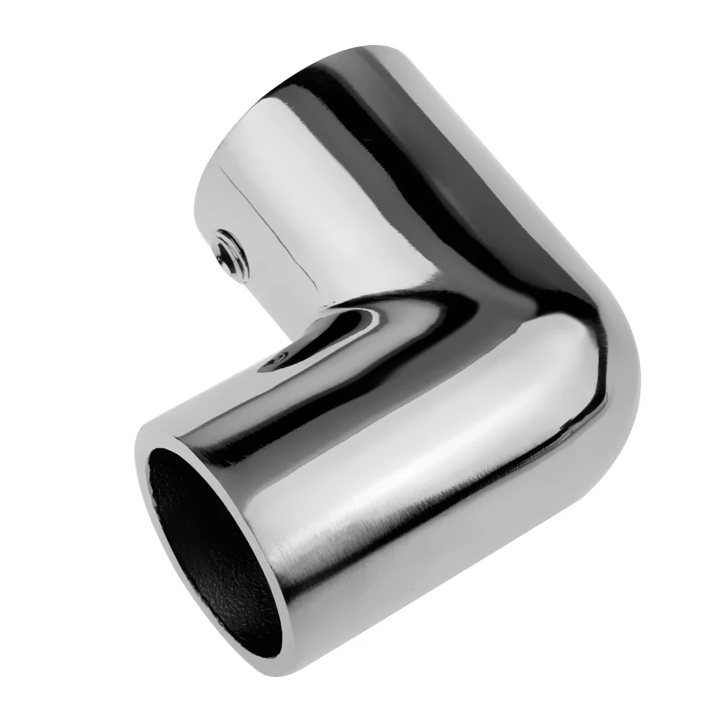Boat Marine Hand Rail Fitting 90 Degree Elbow 316 Stainless Steel 22mm 25mm