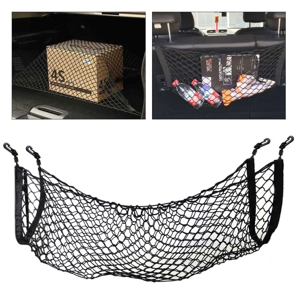 New Nylon Universal Style Elastic Dual purpose + Magic Tape Netting Car