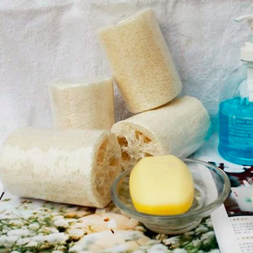 

Top 1 PC Natural Loofa Bath Shower Spa Cleans Loofah Sponge Body Scrubber Horniness Remover Luffa Body Bowl Pot Washing